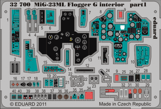MiG-23ML Flogger G interior S.A. 1/32  - 1