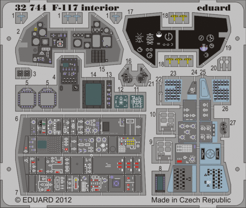 F-117 interior S.A. 1/32  - 1