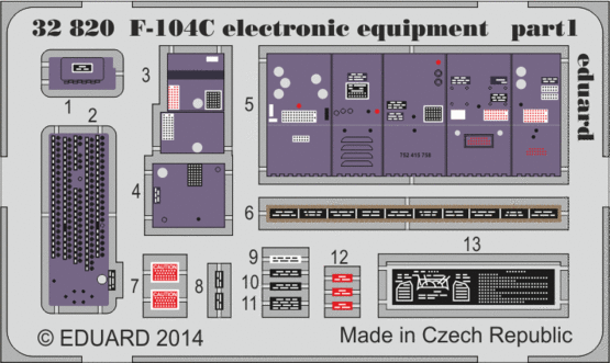F-104C electronic equipment 1/32  - 1