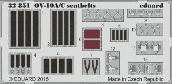 OV-10A/C seatbelts 1/32 