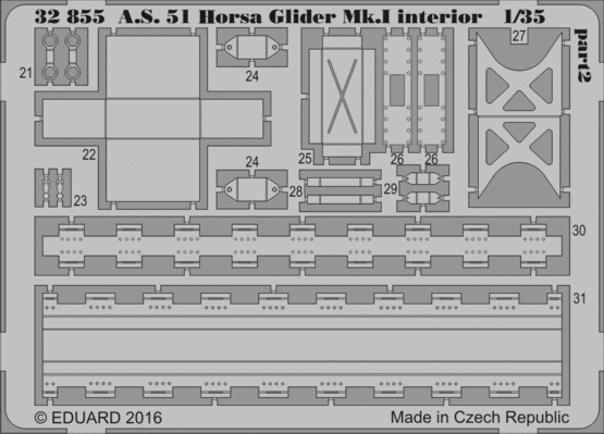 A.S. 51 Horsa Glider Mk.I interior 1/35  - 1