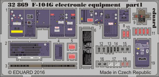 F-104G electronic equipment 1/32  - 1
