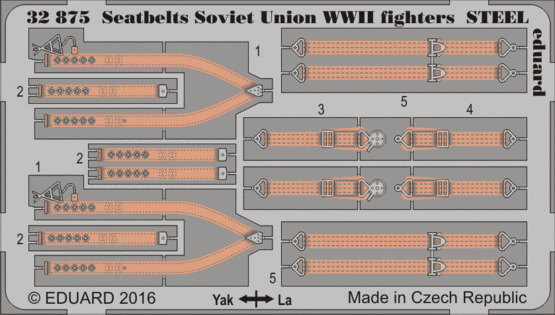 Seatbelts Soviet Union WWII fighters STEEL 1/32 