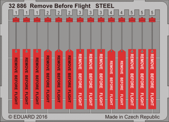 Remove Before Flight STEEL 1/32 