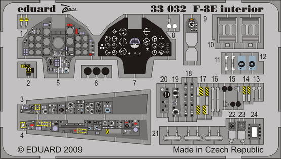 F-8E interior S.A. 1/32 
