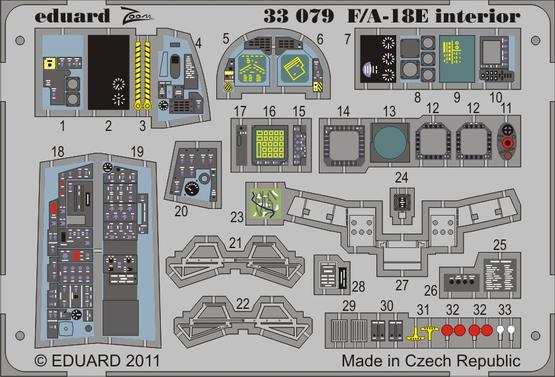 F/A-18E interior S.A. 1/32 