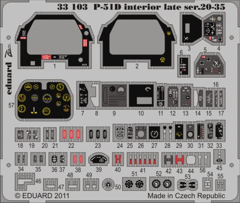 P-51D Interior late ser.20-35 S.A. 1/32 