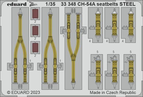 CH-54A seatbelts STEEL 1/35 