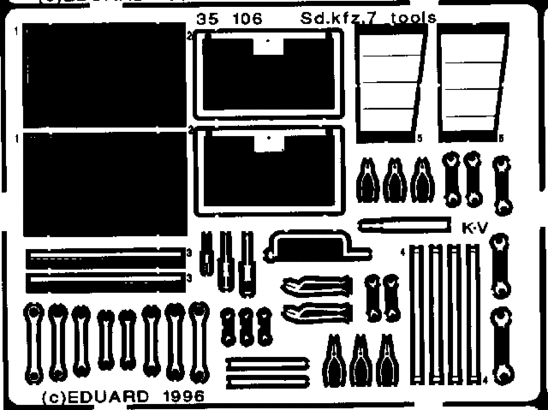 Sd.Kfz.7 tool box 1/35  - 1