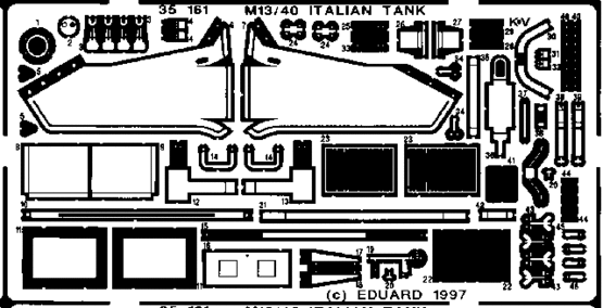 M-13/40 Italian Tank 1/35 