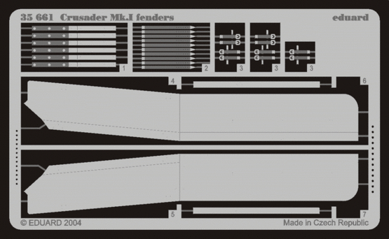 Crusader Mk.I fenders 1/35 
