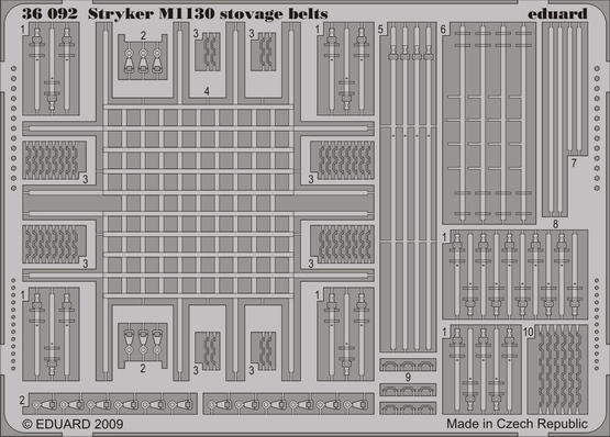 Stryker M1130 stowage belts 1/35 