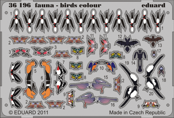 Fauna - birds - colour 1/35 