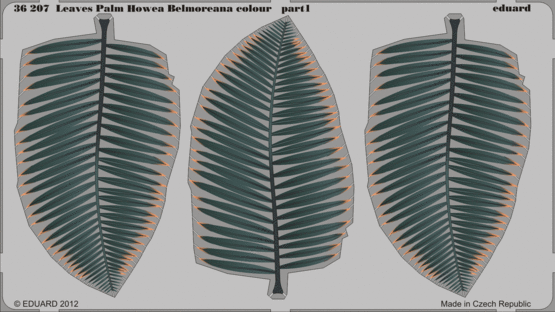 Leaves Palm Howea Belmoreana colour 1/35  - 1