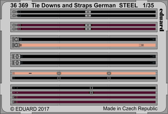Tie Downs and Straps German STEEL 1/35 