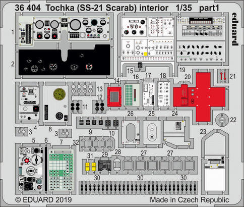 Tochka (SS-21 Scarab) interior 1/35  - 1