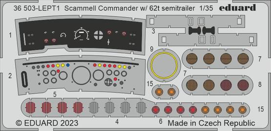 Scammel Commander w/ 62t semitrailer 1/35  - 1