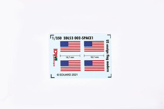US ensign flag modern SPACE 1/350 