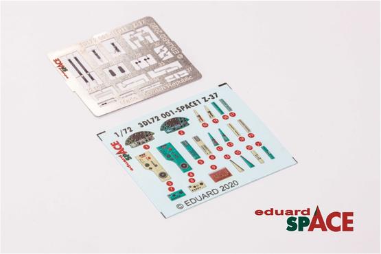 EDUARD SPACE 3DL72001 3D Decals for Eduard Kit Z-37 in 1:72 