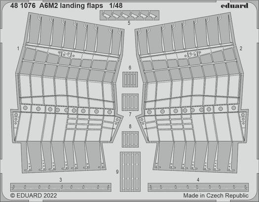 A6M2 landing flaps 1/48 