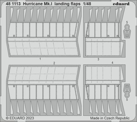 Hurricane Mk.I vztlakové klapky 1/48 