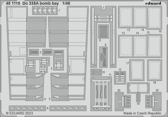 Do 335A bomb bay 1/48 