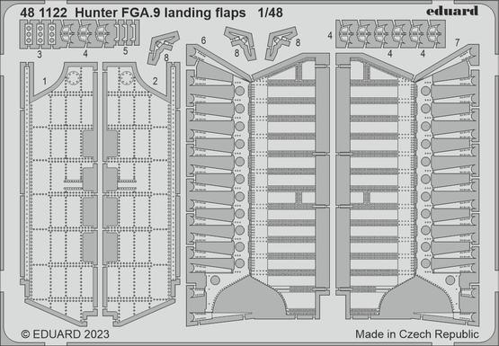 Hunter FGA.9 landing flaps 1/48 