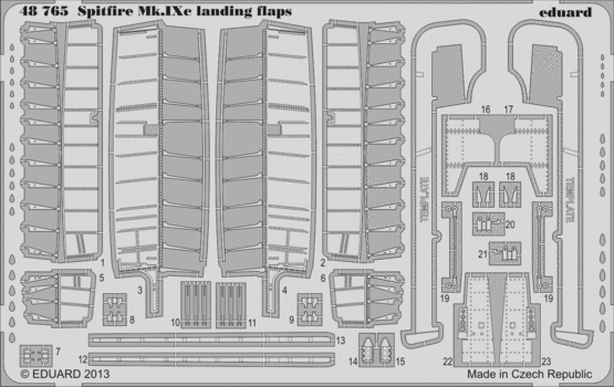 Spitfire Mk.IXc landing flaps 1/48 