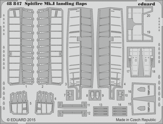 Spitfire Mk.I landing flaps 1/48 