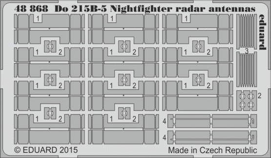 Do 215B-5 Nightfighter radar antennas 1/48 