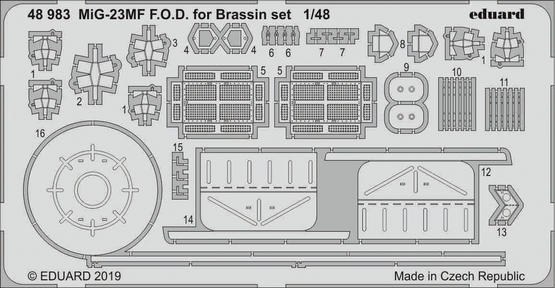 MiG-23MF F.O.D. for Brassin set 1/48 