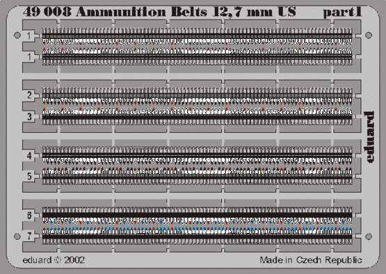 Ammunition Belts US Cal.0.50 1/48 
