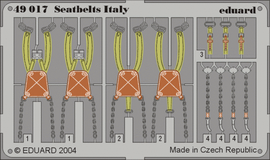 Seatbelts Italy 1/48 