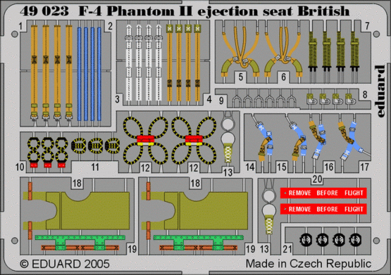 F-4 ejection seat British 1/48 