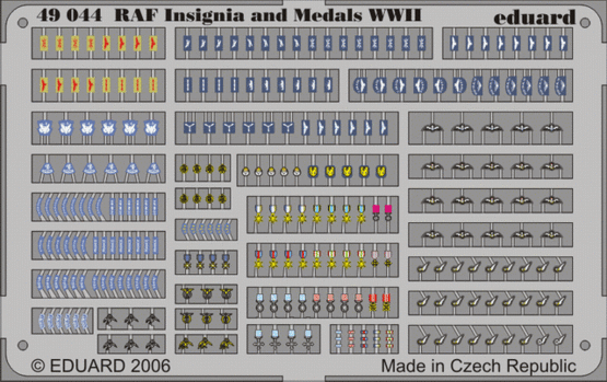RAF Insignia and Medals WWII 1/48 