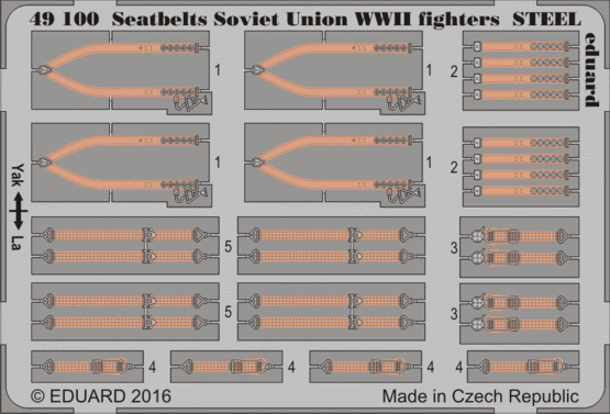 Seatbelts Soviet Union WWII fighters STEEL 1/48 
