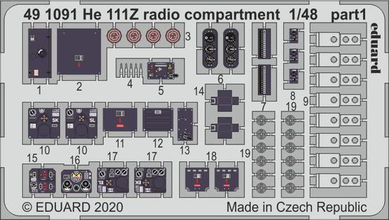 He 111Z radio compartment 1/48  - 1