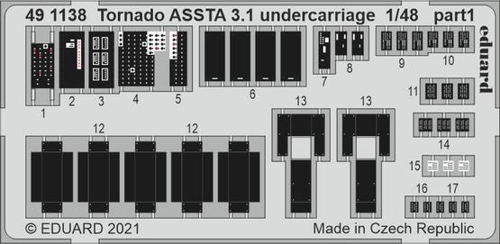 Tornado ASSTA 3.1 undercarriage 1/48  - 1