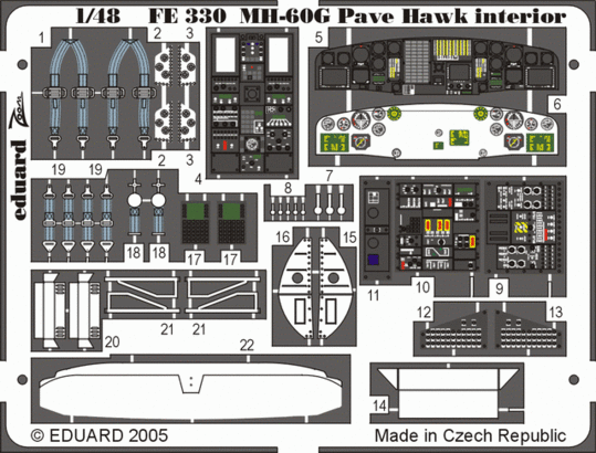 MH-60G interior 1/48  - 1