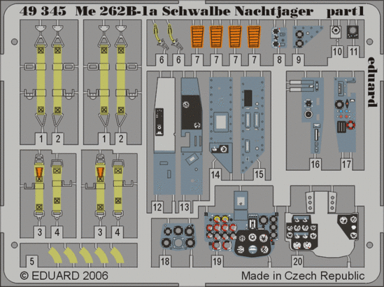 Me 262B-1a Schwalbe Nachtjager 1/48  - 1