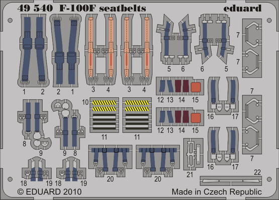 F-100F seatbelts 1/48 