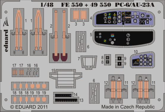 PC-6/AU-23A S.A. 1/48  - 1