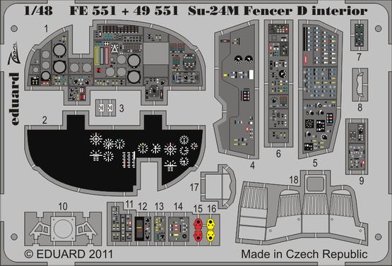Su-24M Fencer D interior S.A. 1/48  - 1