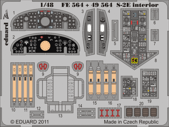 S-2E interior S.A. 1/48  - 1
