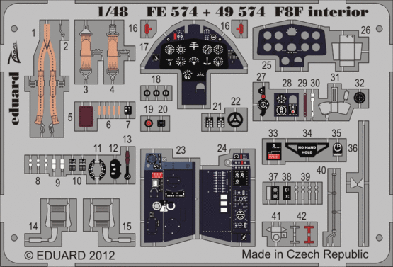 F8F interior S.A. 1/48  - 1