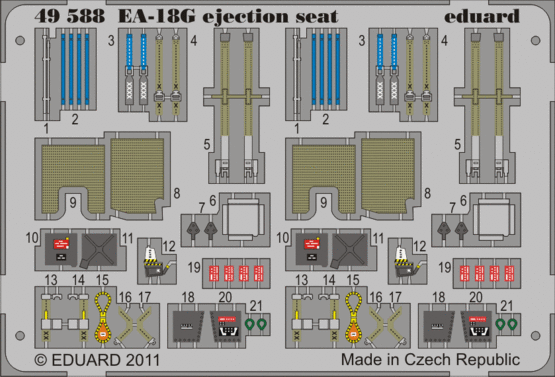 EA-18G ejection seat 1/48 