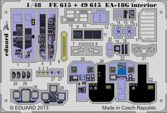 EA-18G interior S.A. 1/48  - 1