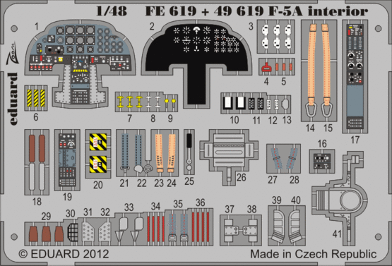 F-5A interior S.A. 1/48  - 1