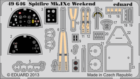 Spitfire Mk.IXc  Weekend 1/48 