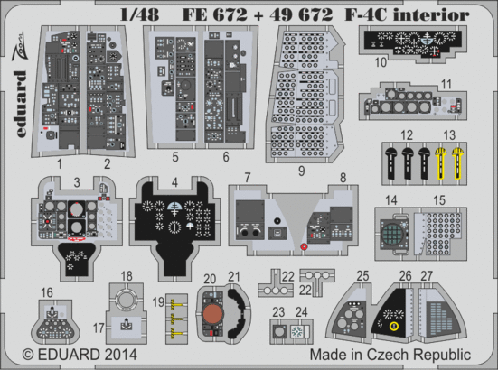 F-4C interior S.A. 1/48  - 1